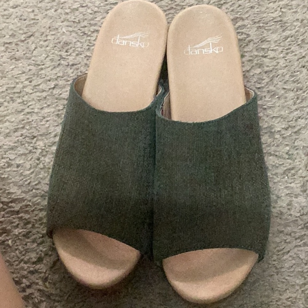 Dansko open toe clog